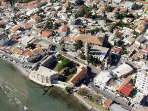 Κάστρο Λάρνακας Αεροφωτογραφία Πηγή: Tμήμα Αρχαιοτήτων Κυπριακής Δημοκρατίας