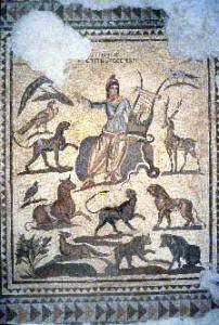 Новый Пафос, New Paphos: Mosaic, house of Orpheus