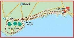 Ποδηλατική Διαδρομή Αγία Νάπα Πηγή: Κυπριακός Οργανισμός Τουρισμού Κυπριακής Δημοκρατίας 