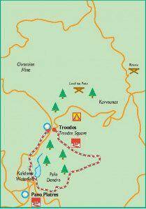 Ποδηλατική Διαδρομή Πρόδρομος - Ψηλό Δεντρό Πλάτρες Πηγή: Κυπριακός Οργανισμός Τουρισμού Κυπριακής Δημοκρατίας 